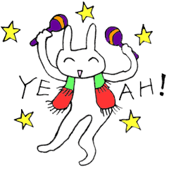 [LINEスタンプ] ジレを着たウサギ！じれぴょん