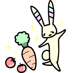 [LINEスタンプ] ☆うさまろ☆