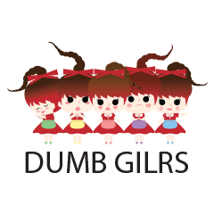 [LINEスタンプ] DUMB GIRLS