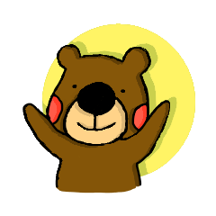 [LINEスタンプ] Little Brown Bear daily