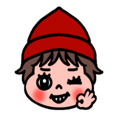 [LINEスタンプ] ニット帽のムッチャン