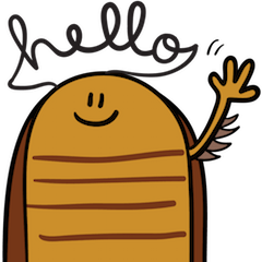 [LINEスタンプ] Peter, the cockroach