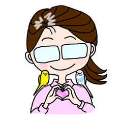 [LINEスタンプ] After all glasses2