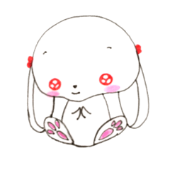 [LINEスタンプ] たれみみうさぎさん