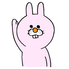 [LINEスタンプ] まるっこうさぎ