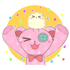 [LINEスタンプ] ピオとくまきち