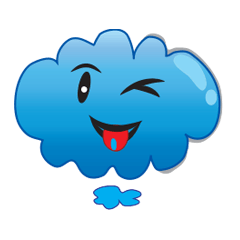 [LINEスタンプ] Few clouds