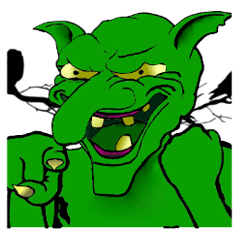 [LINEスタンプ] Goblin and Gremlin