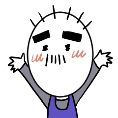 [LINEスタンプ] 太眉父ちゃん