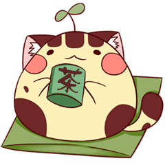 [LINEスタンプ] Bean sprouts cat