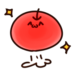 [LINEスタンプ] Rolling Apple