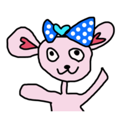 [LINEスタンプ] どうぶつとおんなのこ