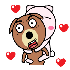 [LINEスタンプ] (Valentine) Bear Love You