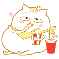 [LINEスタンプ] Fat cat Pupu