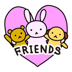 [LINEスタンプ] ベストフレンズ～かわいい動物達～ fetchpriority=high