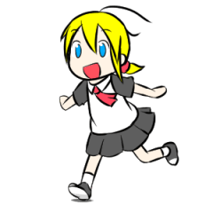 [LINEスタンプ] アホ毛少女 
