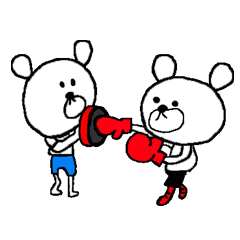 [LINEスタンプ] ボクシングマ