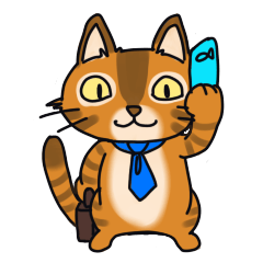 [LINEスタンプ] オヤジ猫ポポ係長 fetchpriority=high