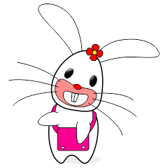 [LINEスタンプ] Rabbit sister