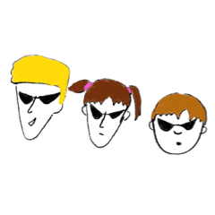 [LINEスタンプ] john family 