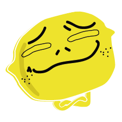 [LINEスタンプ] ugly lemon