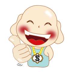 [LINEスタンプ] Light bald uncle 