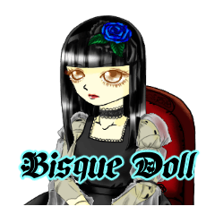 [LINEスタンプ] Bisque Doll