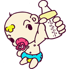 [LINEスタンプ] Baby Boom Boom！