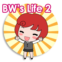 [LINEスタンプ] BW's Life2(add words)