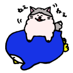 [LINEスタンプ] ペンギンと猫のくららの平和な日常 