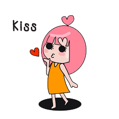 [LINEスタンプ] Hana Girl