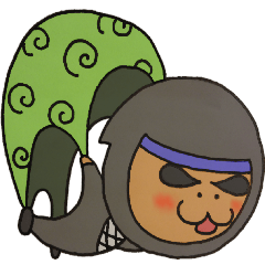 [LINEスタンプ] 忍者のチバピン 