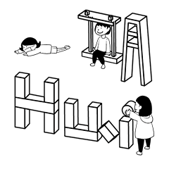 [LINEスタンプ] One for a Hui have fun 
