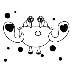 [LINEスタンプ] little little monster   (En)