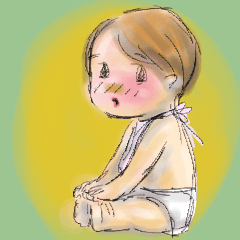 [LINEスタンプ] 知夏ちゃんの毎日 