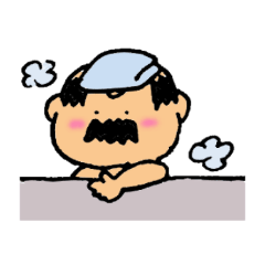 [LINEスタンプ] 癒し系オヤジ さとるくん 