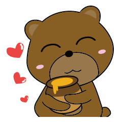 [LINEスタンプ] 栗くまの日常 fetchpriority=high