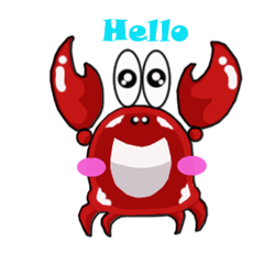 [LINEスタンプ] Coco The Cute Crab