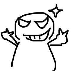 [LINEスタンプ] Hollow Man