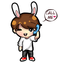 [LINEスタンプ] Kie The Lovely Bunny