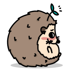 [LINEスタンプ] the hedgehog Pabu 