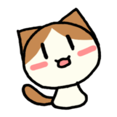[LINEスタンプ] はちわれ猫のくるみちゃん