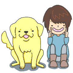 [LINEスタンプ] 大型犬との日常 