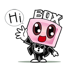 [LINEスタンプ] BOX WEDDING ＆ JAKAWIN 