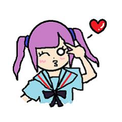 [LINEスタンプ] Cutie Heart Generation 