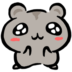 [LINEスタンプ] Hamsters_small