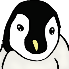 [LINEスタンプ] カジュアルアニマル（ペンギン赤ちゃん版）