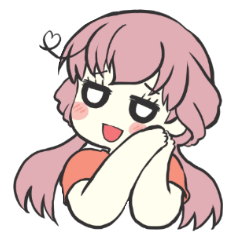 [LINEスタンプ] A Girl in Love