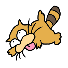 [LINEスタンプ] どこか抜けてる猫 