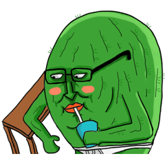 [LINEスタンプ] cool cactus 